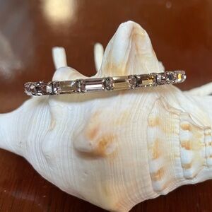 Sorrelli Taupe Baguette Crystal cuff Bracelet